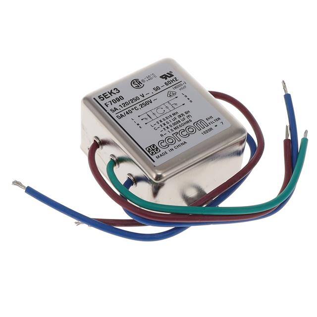 5EK3 TE Connectivity Corcom Filters  Moduli di filtro di linea di alimentazione